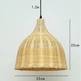 Suspension Cloche en Bambou - 25 cm