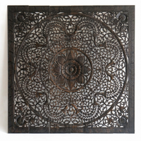 tete-de-lit-bois-de-teck-recycle-lotus-noir-california-king-180-cm