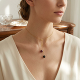 Tourmaline Drop - Collier Or et Tourmaline