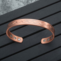 kiri-bracelet-jonc-cuivre-magnetique-vue-dessus