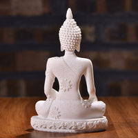 Bouddha Bhûmisparsha Mudrā Écru - Figurine 11 cm