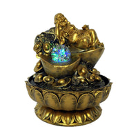 bouddha-rieur-dore-fontaine-feng-shui-led-details