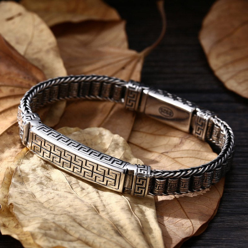 Bracelet Argent Massif Bijoux Homme Femme Nyima Bracelet