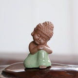 Petit Bouddha Penseur - Figurine 7,5 cm