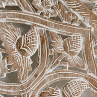 tete-de-lit-bois-de-teck-recycle-fleur-de-lotus-vintage-beige-california-king-180-cm-zoom