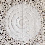 tete-de-lit-bois-de-teck-recycle-rosace-vintage-blanc-california-king-180-cm-details