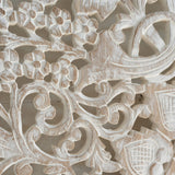       tete-de-lit-bois-de-teck-recycle-silhouette-florale-vintage-beige-california-king-180-cm-zoom