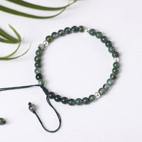 yuta-bracelet-perle-agathe-verte-vue-dessus